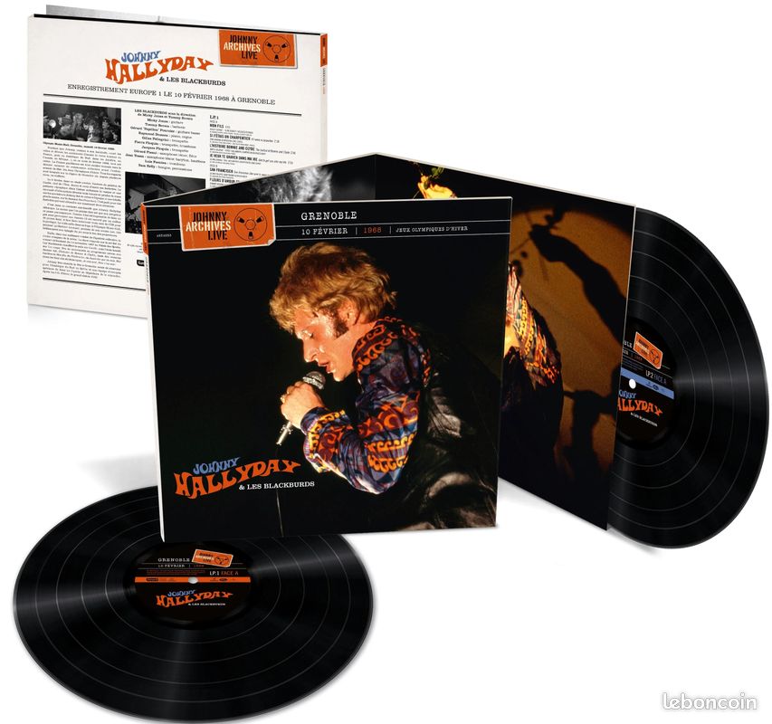 JOHNNY HALLYDAY Archives live GRENOBLE 10 FÉVRIER 1968 (image 2)
