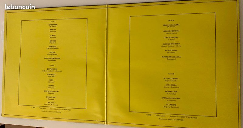 Disque Vinyle 33T LP : Barreto Brother's Orchestra – Sabroso Rithmo Tropical (image 3)