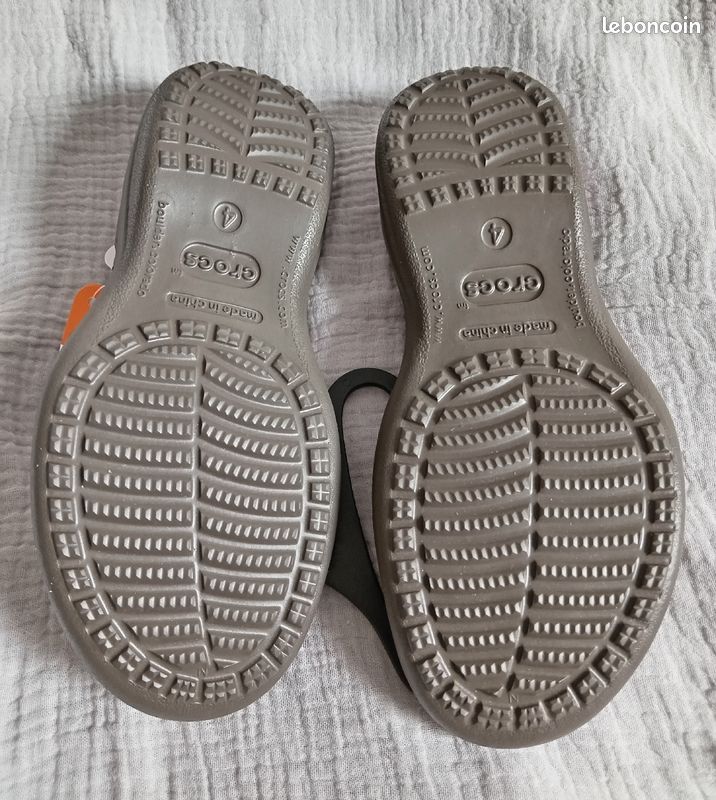 Tongs Crocs roses marrons P 33 - anges78 - 24 euros (image 6)