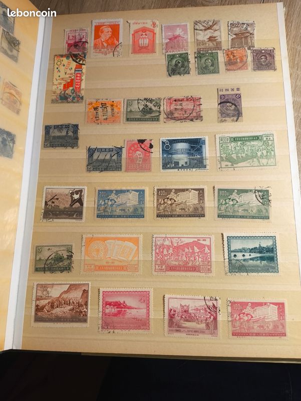 Album Briefmarken - Collection Timbres Asie (Chine, Japon, Hong Kong) (image 2)