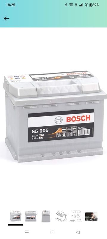  Bosch S5005 - Batterie Auto - 63A/h - 610A