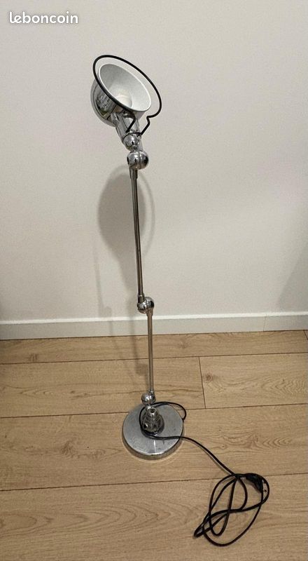 Lampe de bureau ou chevet articulée chromée style Jieldé vintage Loft D6500 (image 4)