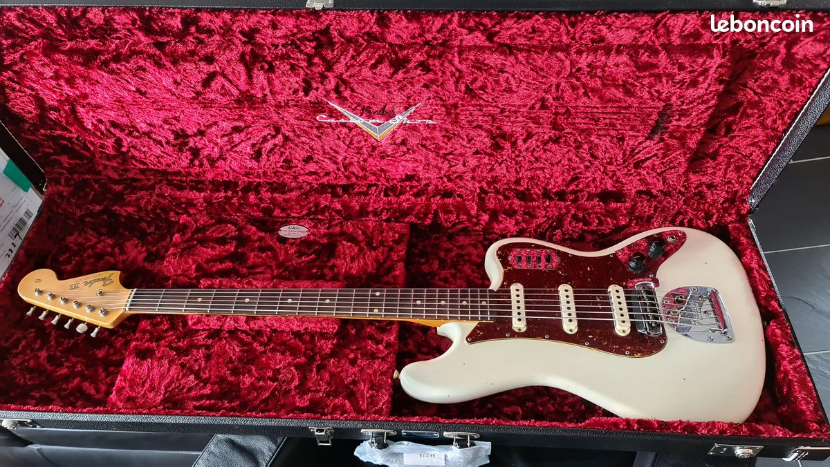 Fender Bass VI Custom Shop Journeyman Relic 2018 - Olympic White (image 14)
