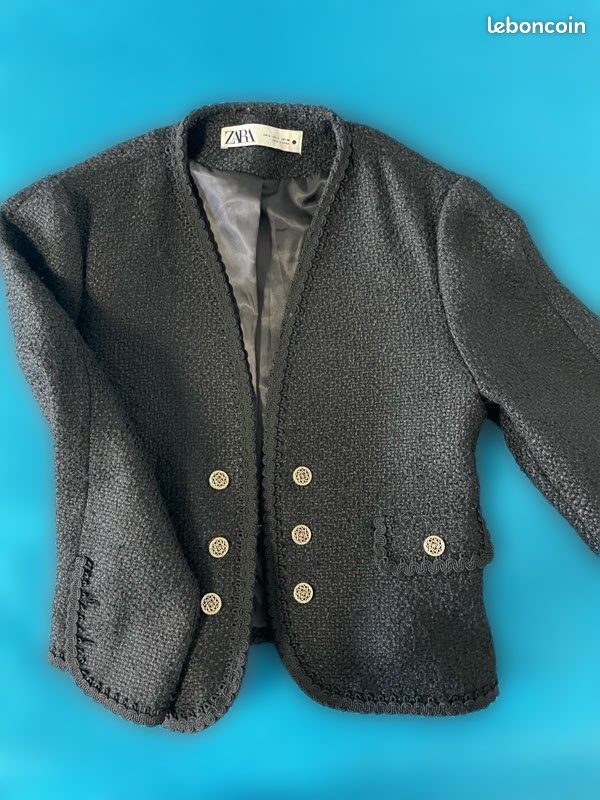 Zara Veste habillée Zara Basic Bleu