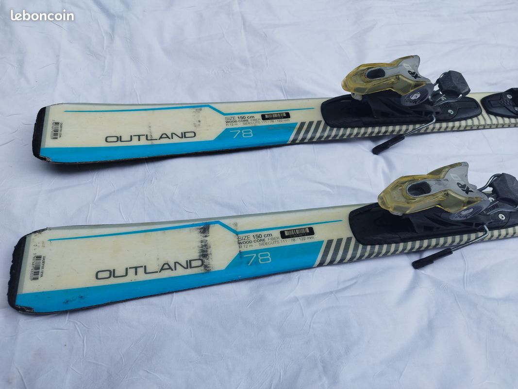 ski adulte occasion DYNASTAR OUTLAND 75 taille:176 cm = 1 mètre 76