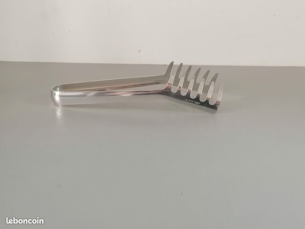 pince de service à spaghetti / salade CHRISTOFLE métal