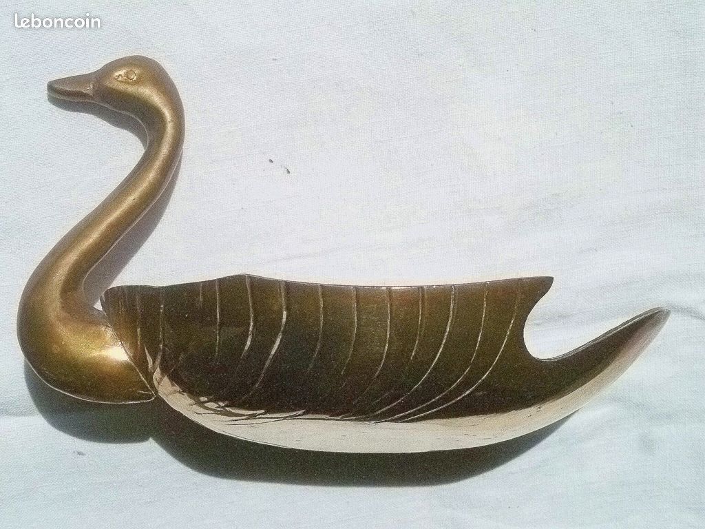 Cygne en laiton, vintage (image 1)