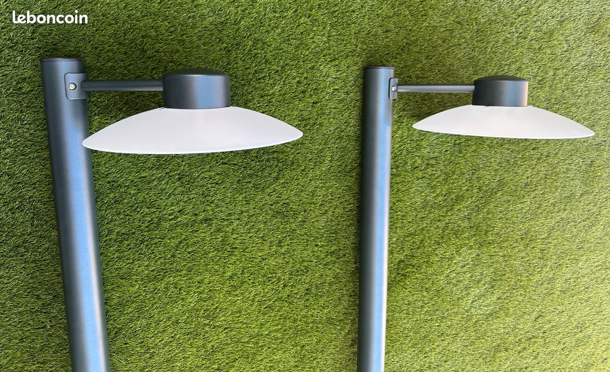2 luminaires, lampadaires, bornes extérieures neuves Aubanne de Pradier (image 11)