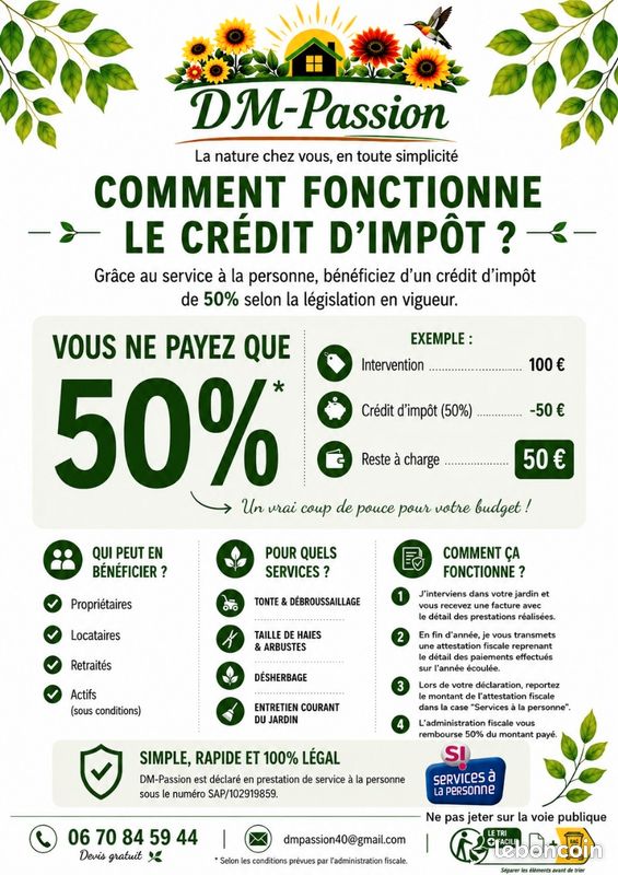 Jardinage à domicile (image 2)