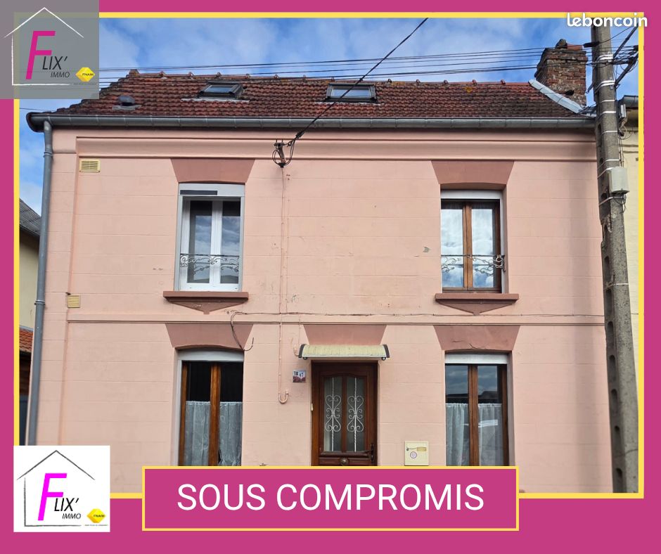 Maison 5 pièces 61 m² · à Flixecourt · 61 m² · 74 000 €