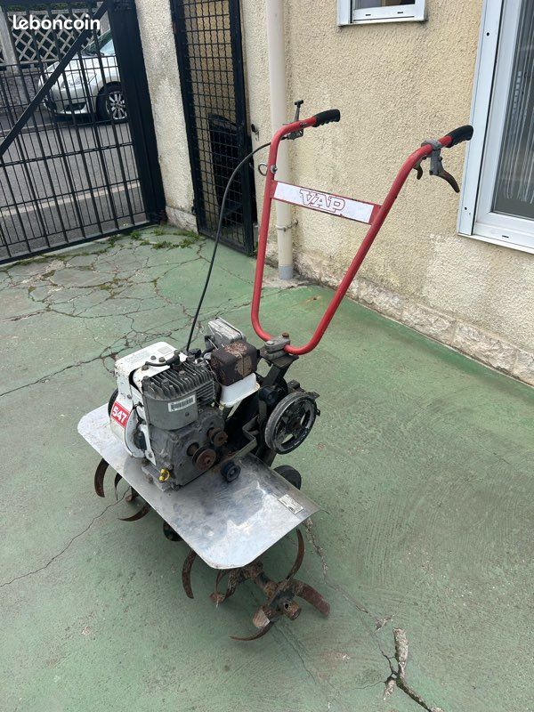 motoculteur vap 650 Motoculteur Kawasaki Vap 650 + Charrue main image 1