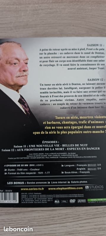Plusieurs saisons de la série Inspecteur Frost en DVD (image 8)
