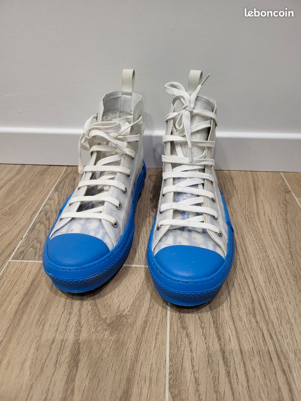 Dior Sneakers Dior B23 Bleu Ciel Converse X Dior Basse Clearance