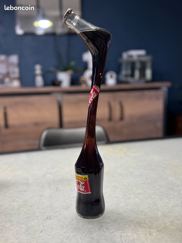 Bouteille D'eau Vintage Coca-Cola Pour Vélo - Fabriquée En France - État Correct