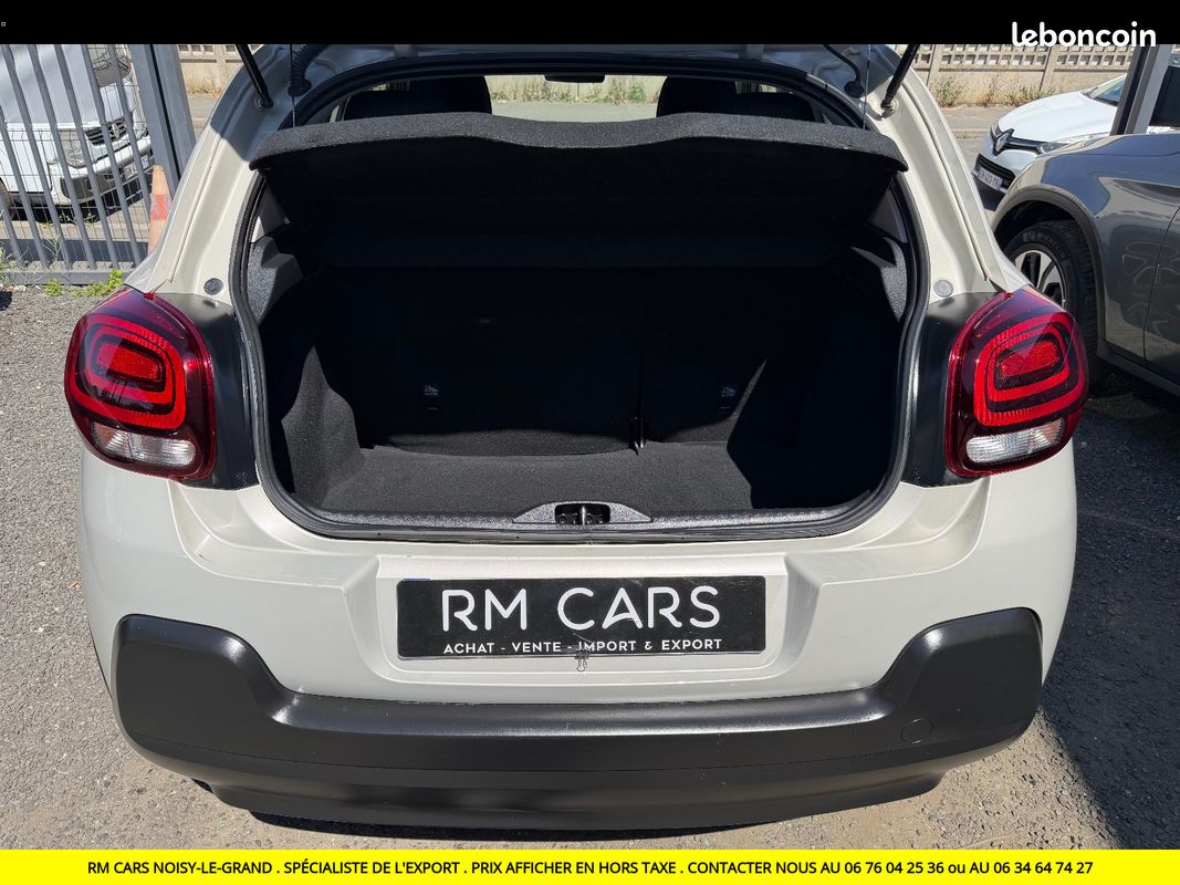 CITROEN C3 1.2 ESSENCE SS BVM5 Feel Pack EXPORT TUNISIE MAROC PRIX EN HT (image 15)