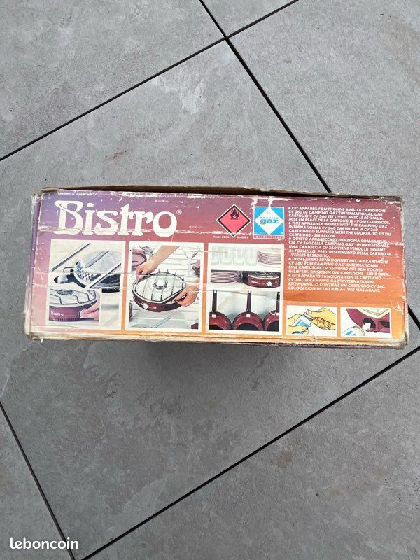 Réchaud vintage Camping Gaz Bistro CV360 – boîte et notice d’origine (image 9)