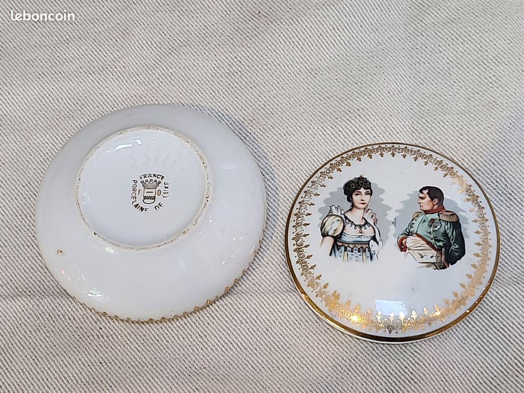 Napoléon - Porcelaine Luxe France - Juego de café para 6 - Catawiki