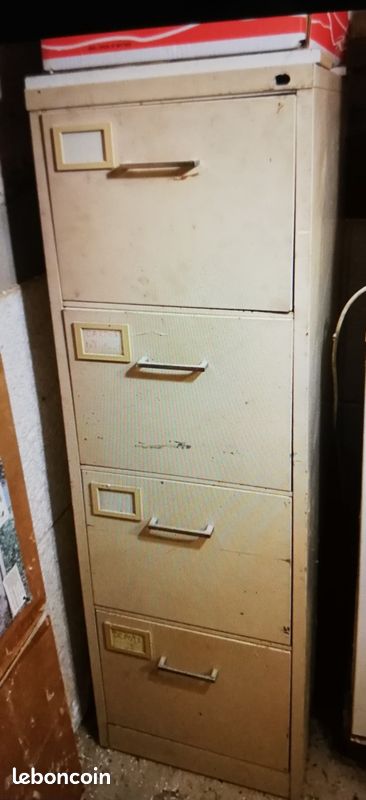 Casier métallique vintage très solide (image 1)