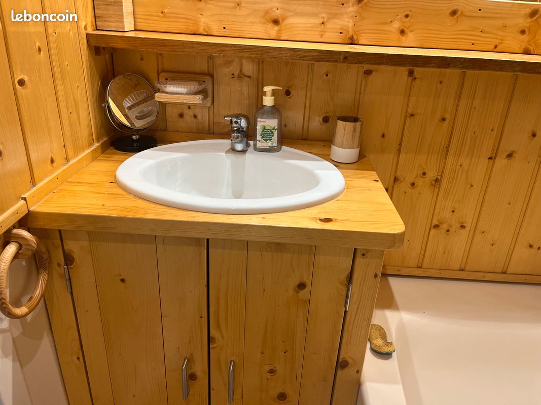 Appartement Les ARC1800 73700 Résidence Pierra Menta à proximité des pistes- 4-5 personnes, studio + balcon: Sud-ouest .1 salle de bain avec WC, un séjour avec cuisine équipée. Min.7 nuits (image 6)