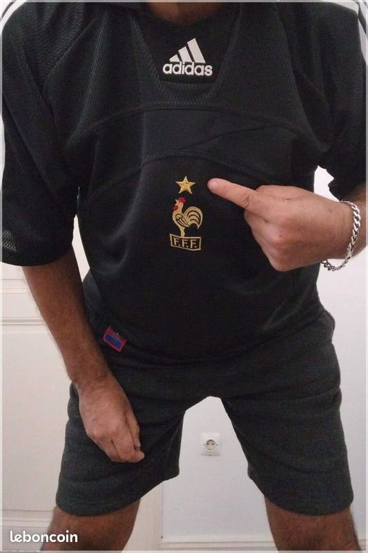 ⚽ Maillot gardien FABIEN BARTHEZ (99/2000) noir (image 4)