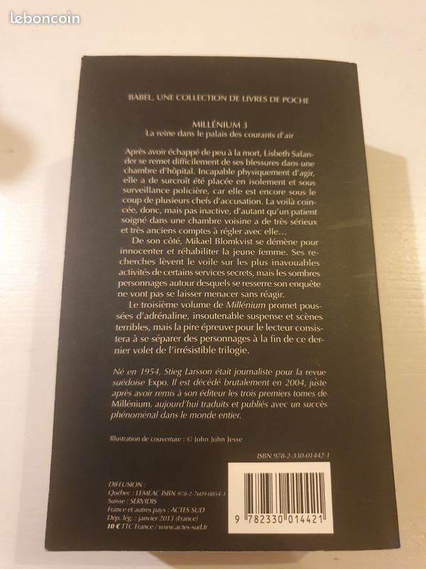 Millénium 3 - La reine dans le palais des courants d'air - Stieg Larsson (image 3)