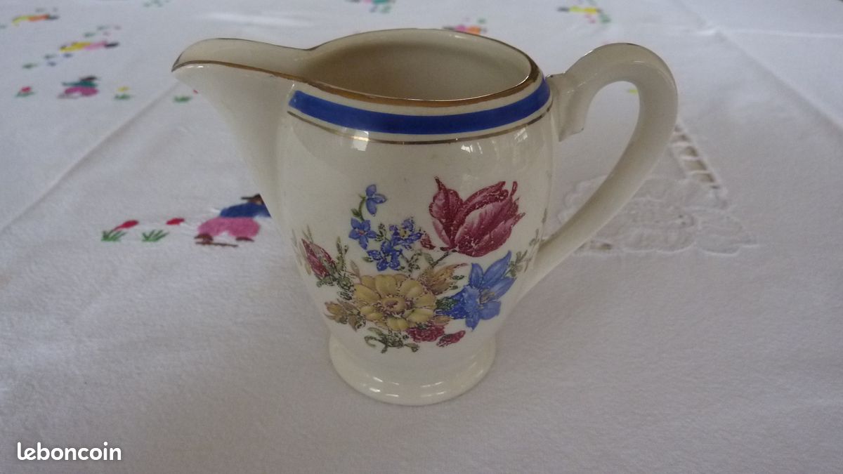 Pot à lait faience Digoin Sarreguemines (image 2)