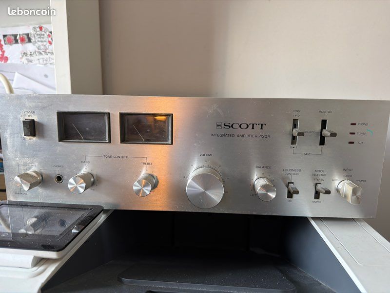 Amplificateur Intégré Vintage SCOTT Modèle 439A - Bon état De Fonctionnement