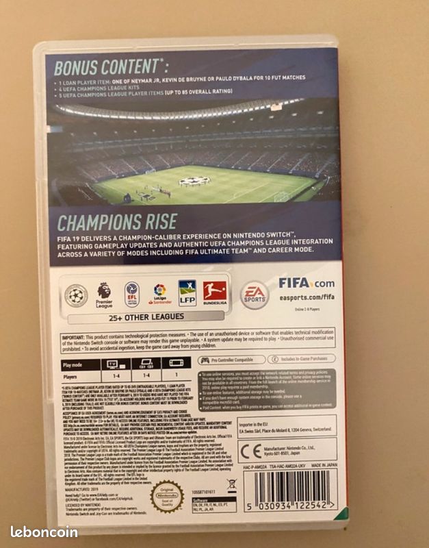 Jeu Switch fifa (image 2)