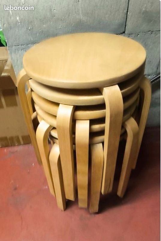 3 Tabourets Frosta de IKEA (1980)