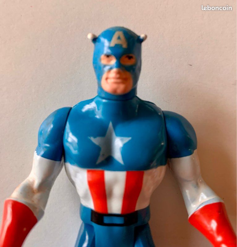 Figurine Articulée Marvel Secret Wars 1984 - Spider-Man Vintage PVC - Fabriqué En France