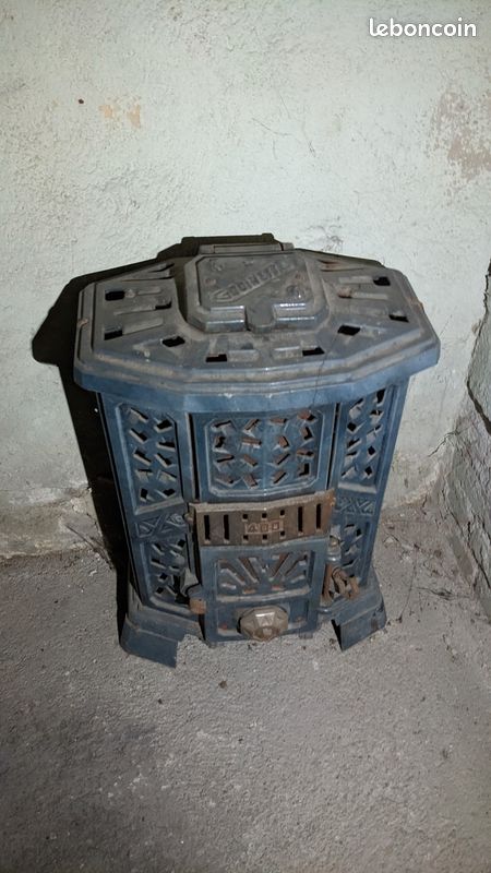 Poêle à charbon godin 400 (image 1)