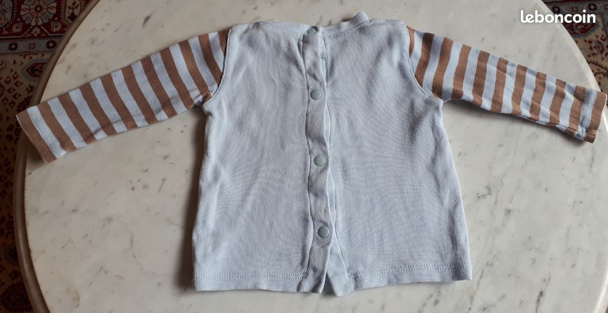 Ensemble pull pantalon t shirt body 3m garcon (image 8)