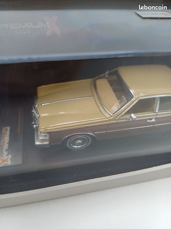 Premium X Cadillac Seville Elegante 1980 marron métallisé 1/43 PRD110 (image 12)
