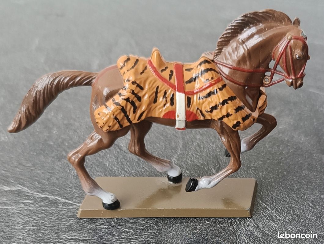 Figurine Ancienne Elastolin – Cavalier Romain à Cheval – Collection Starlux, Britains, Aludo