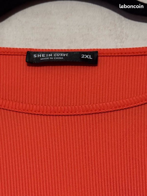 Crop top orange moulant (image 2)