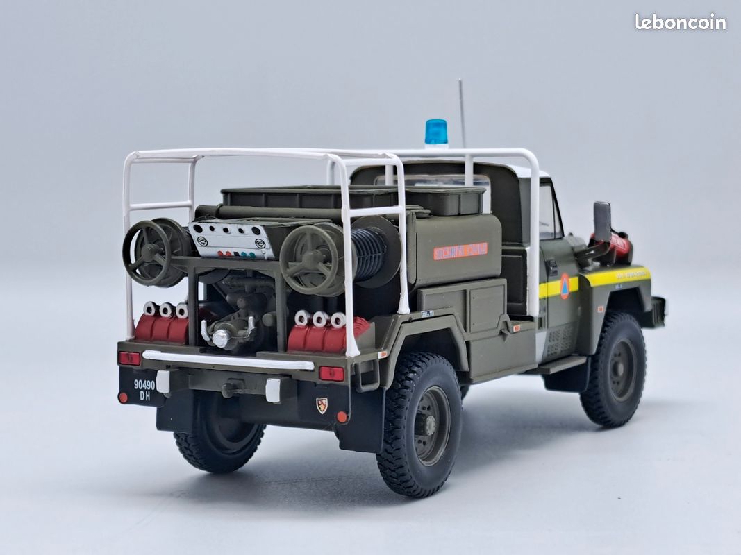 Miniature ODEON 1/43 ACMAT TPK Sécurité Civile - Véhicule Pompiers, Neuf