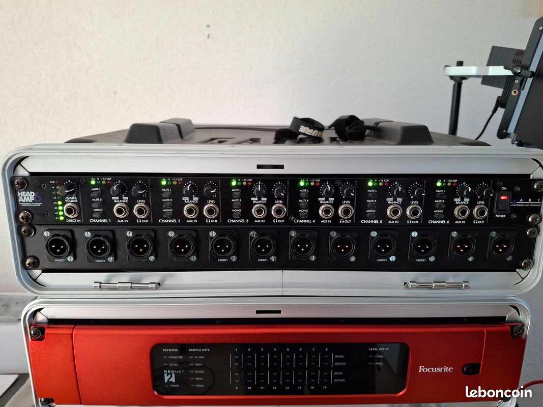 ART HeadAmp 6 – Amplificateur casque 6 canaux (rack 1U) (image 1)