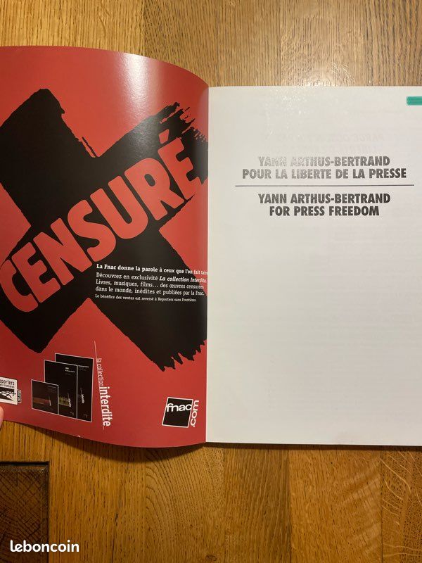 🌍 Yann Arthus-Bertrand - Pour la liberté de la presse - Reporters sans frontières 2002 (image 2)