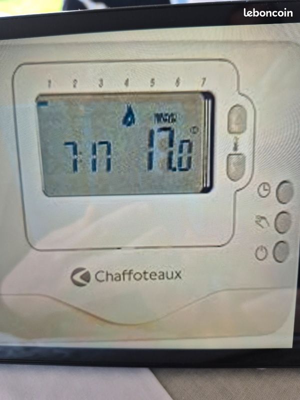 Thermostat WiFi pour chaudière à gaz, Chronothermostat WiFi avec 6
