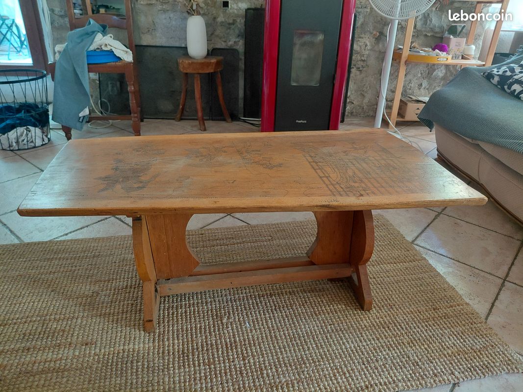 Vends table basse ,en bois (image 1)