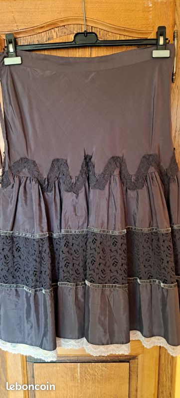 Jupe marron taille 44 (image 5)