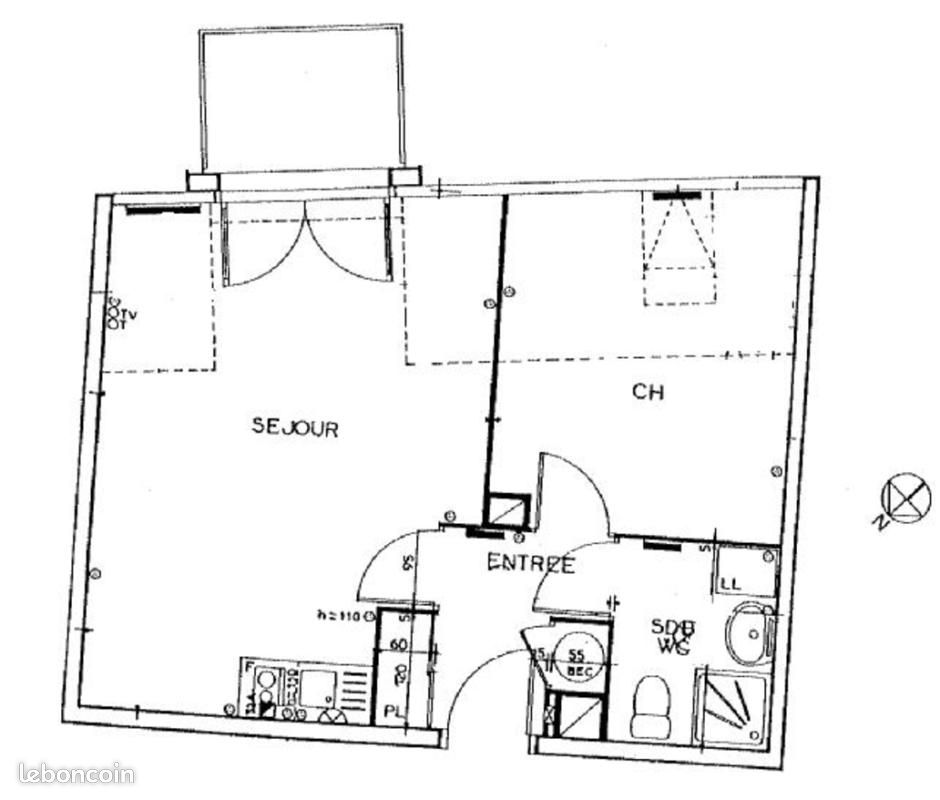 Appartement 2 pièces 35 m² · à Nantes · 35 m² · 564 €