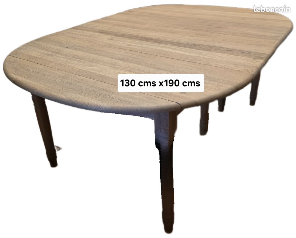 Table chene extensible (image 1)