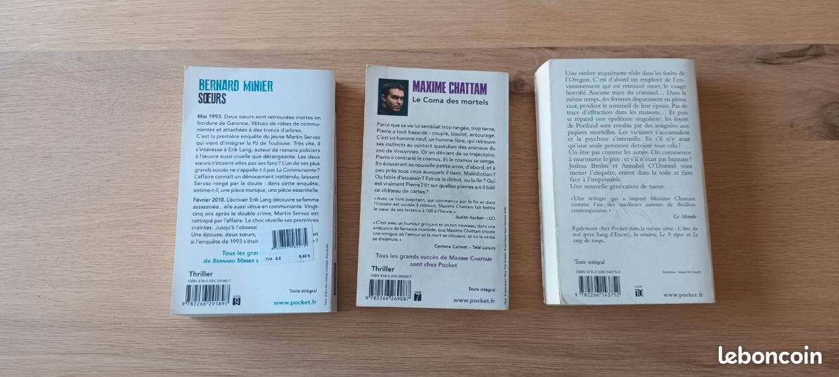 3 romans Chattam Minier (image 2)