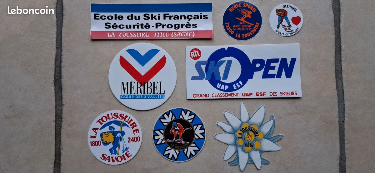 Autocollant Vintage Centre De Ski D'Hiver Asiago - Sticker Original Des Années 80