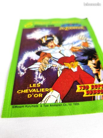 Lot De 11 Images Panini Les Chevaliers Du Zodiaque : Chevaliers D'Or 1986 - Occasion, Collection