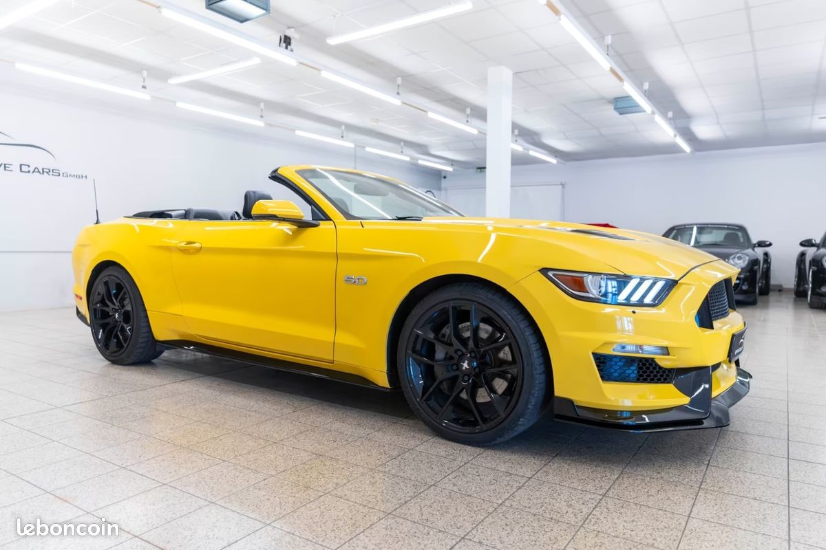 FORD Mustang GT CABRIOLET 5.0 V8 426CH BVA - GPL - CUIR - APPLE CARPLAY (image 26)