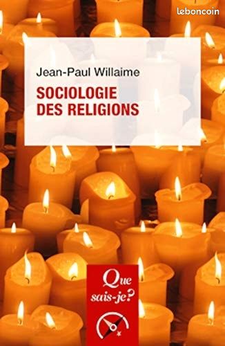 Sociologie des religions. Willaime (image 1)