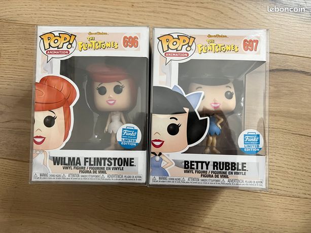 Funko pop flintstones Betty and Wilma 696 697 Collection