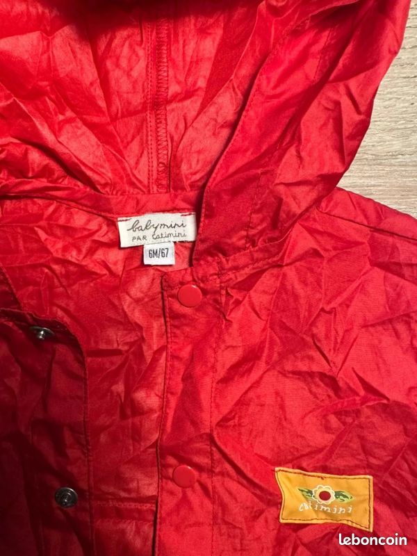 Imperméable pour la pluie catimini 6 mois (image 2)